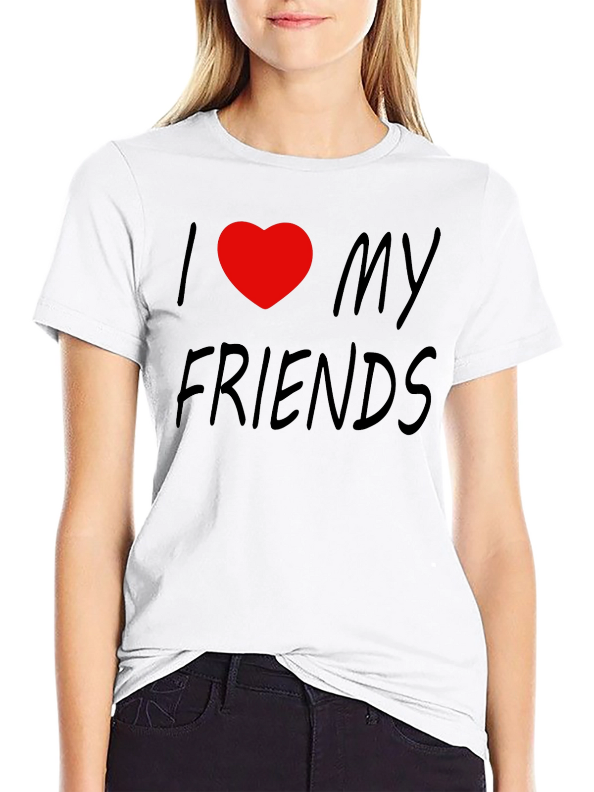 I Heart My Friends Graphic Tee
