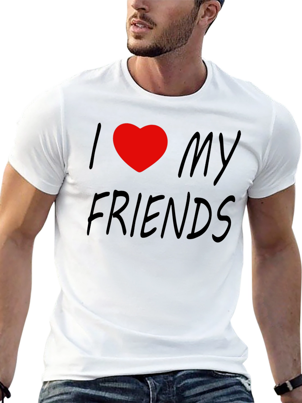 I Heart My Friends Graphic Tee
