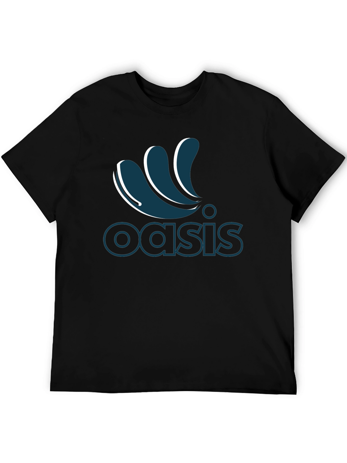 Oasis Logo Black T-Shirt