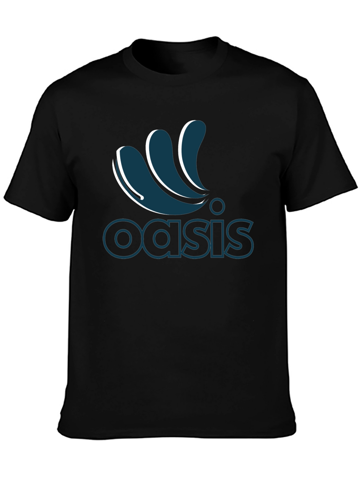 Oasis Logo Black T-Shirt