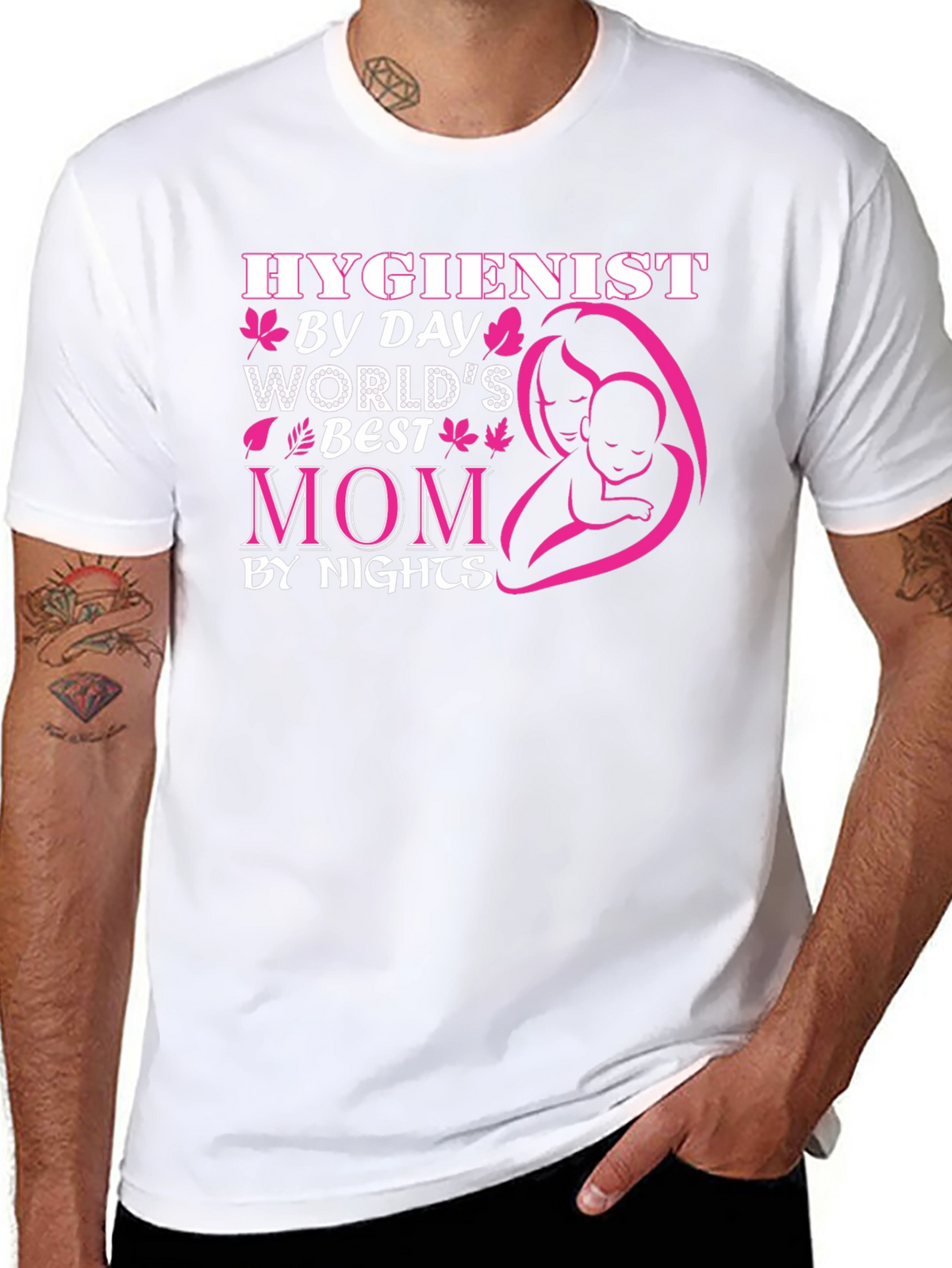 Hygienist Mom Graphic T-Shirt - By Day By Night!