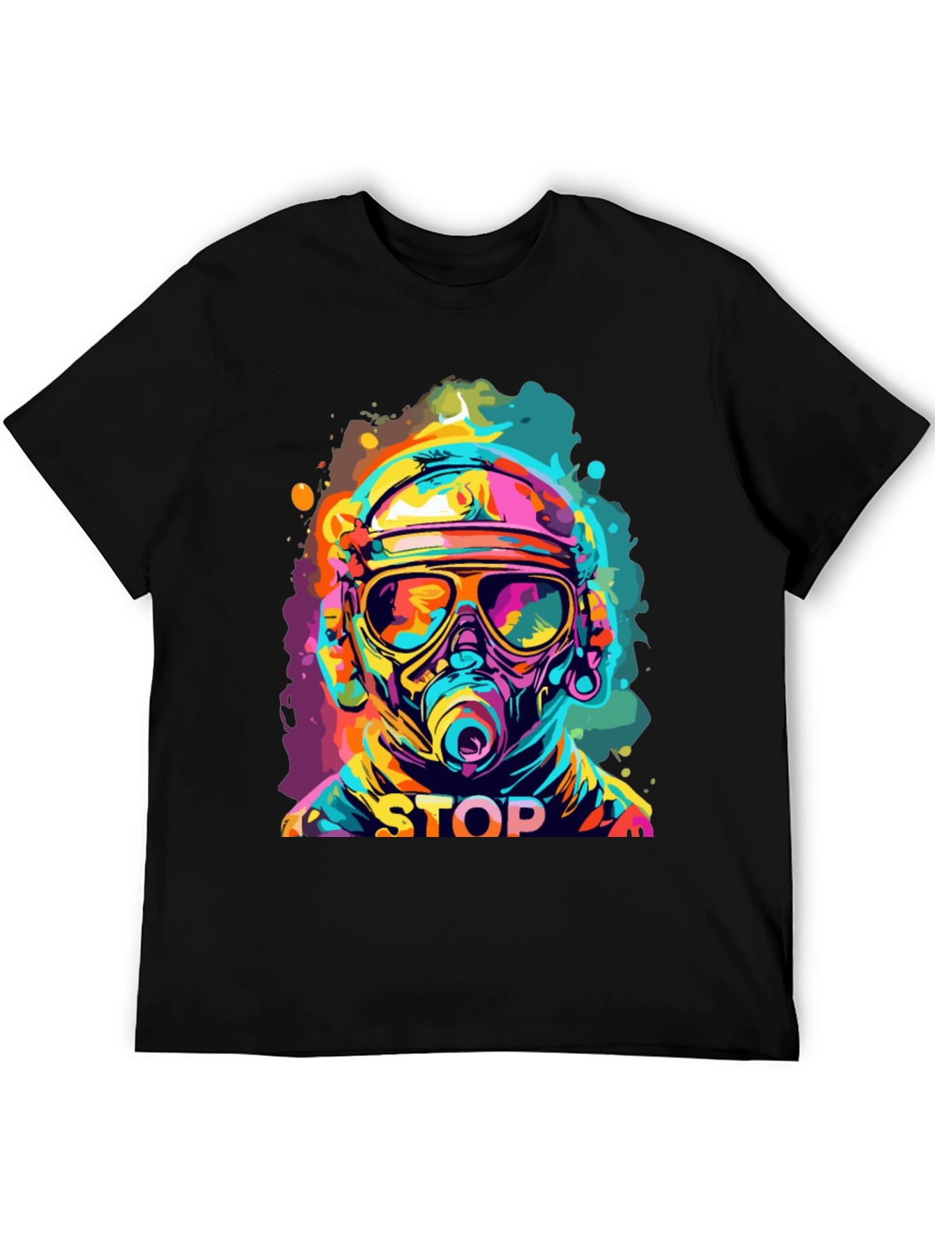 Colorful STOP Graphic Tee