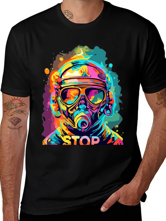 Colorful STOP Graphic Tee