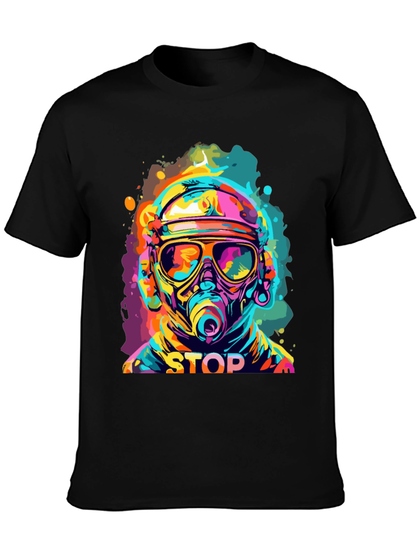 Colorful STOP Graphic Tee