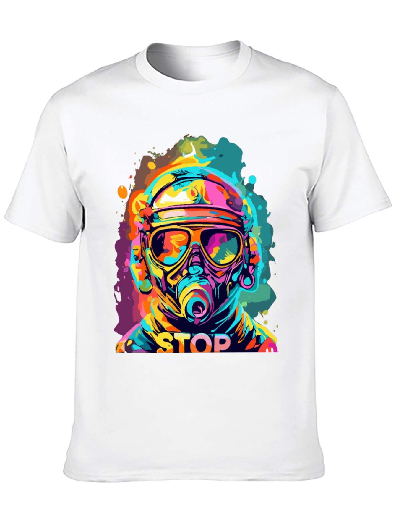 Colorful STOP Graphic Tee