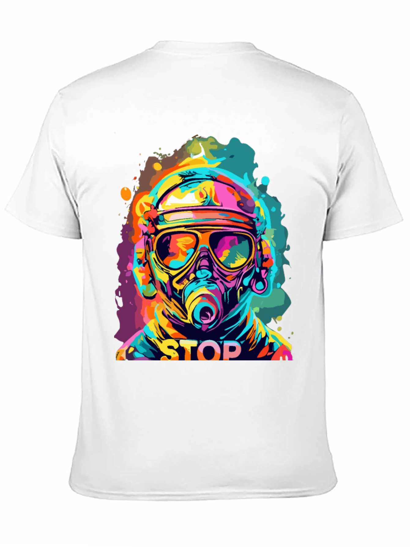Colorful STOP Graphic Tee