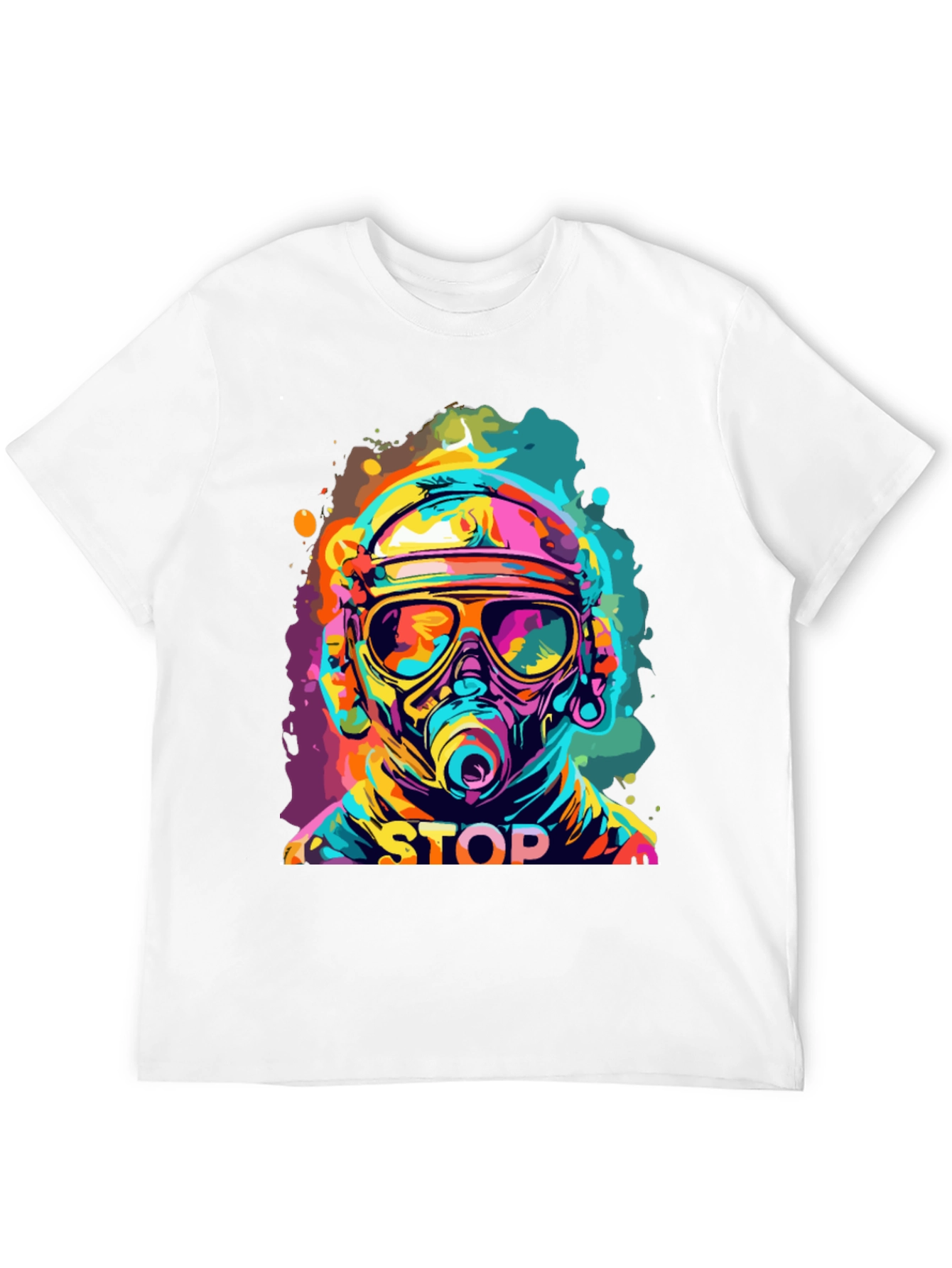 Colorful STOP Graphic Tee