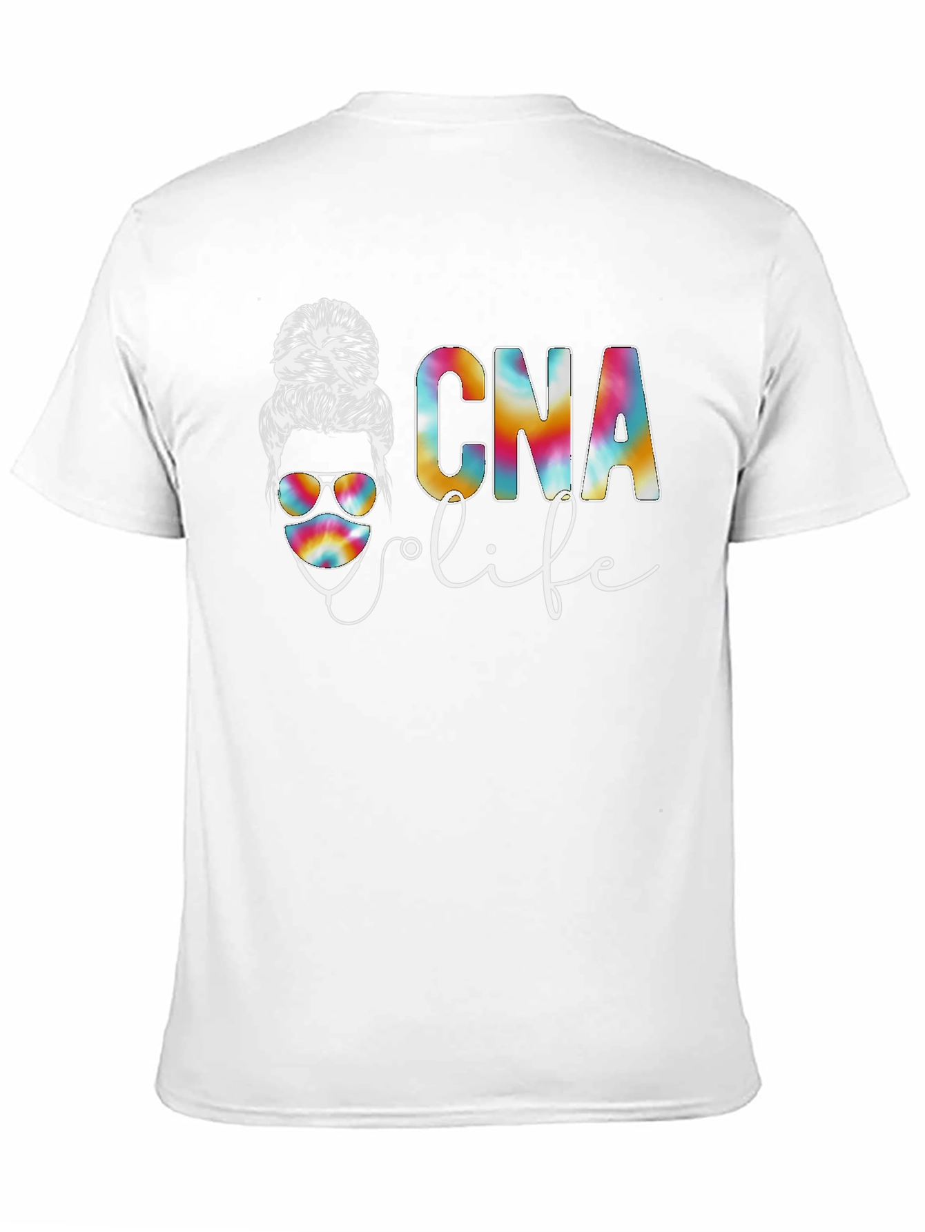 CNA Life Messy Bun T-Shirt