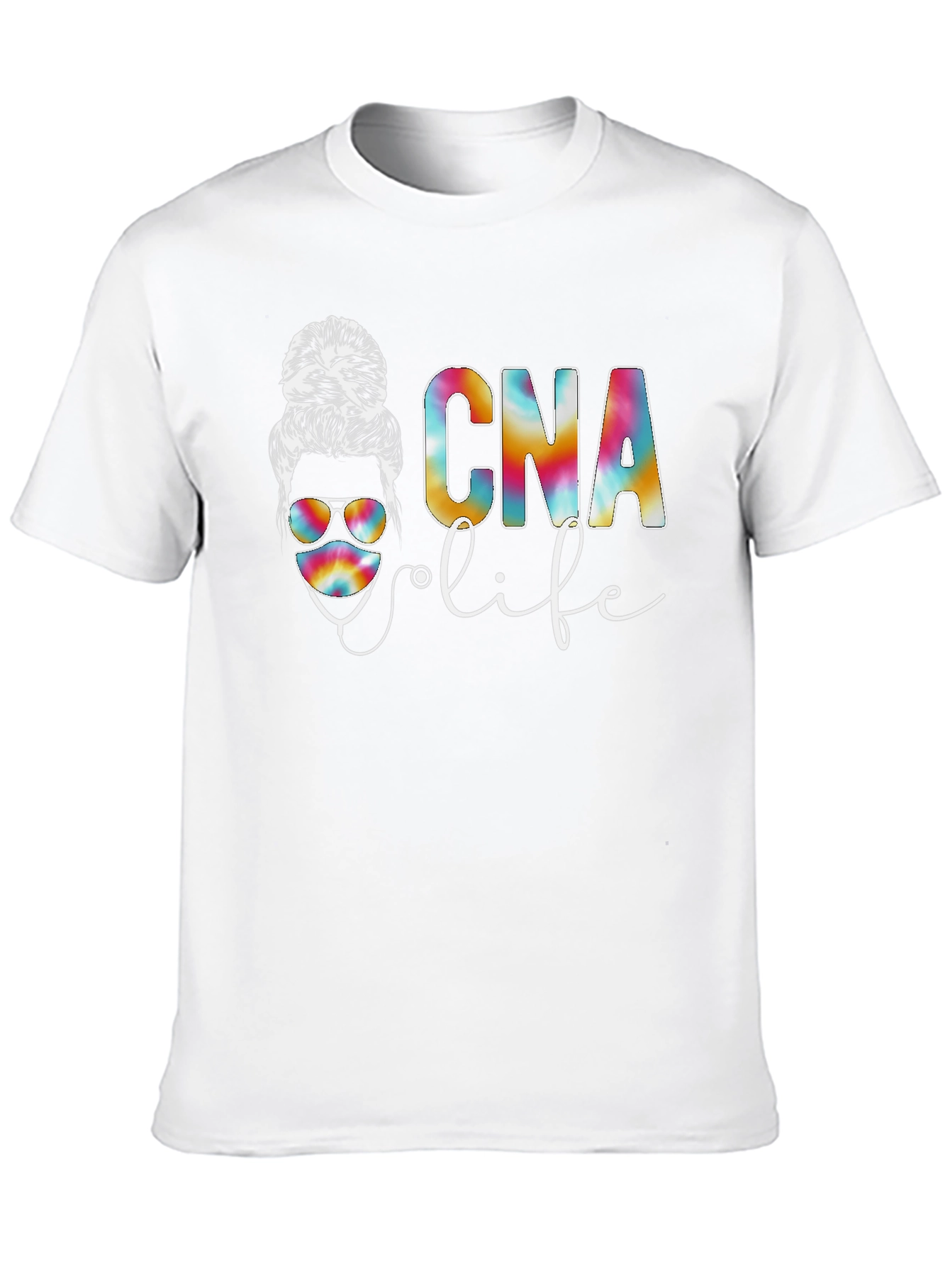 CNA Life Messy Bun T-Shirt