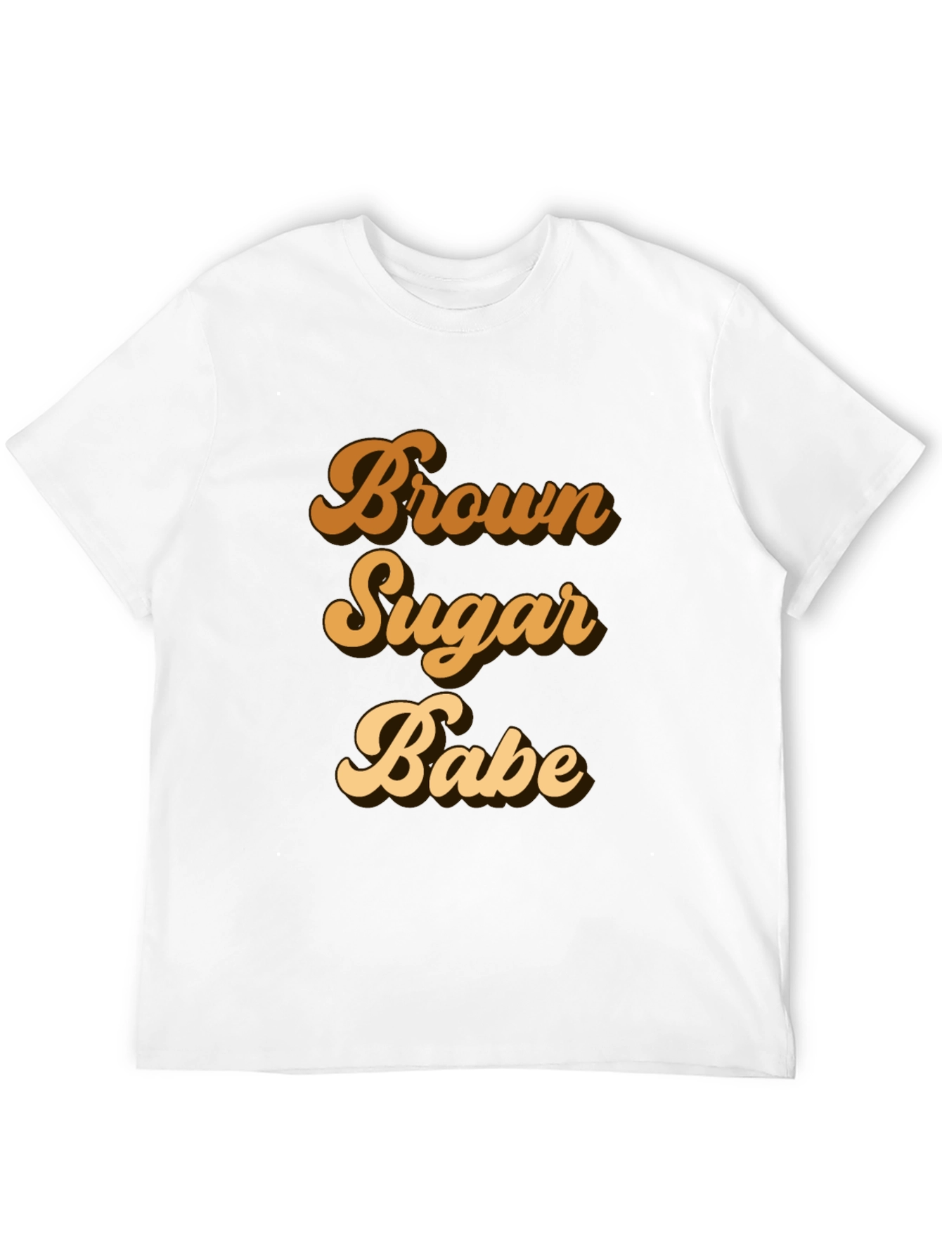 Brown Sugar Babe Black T-Shirt