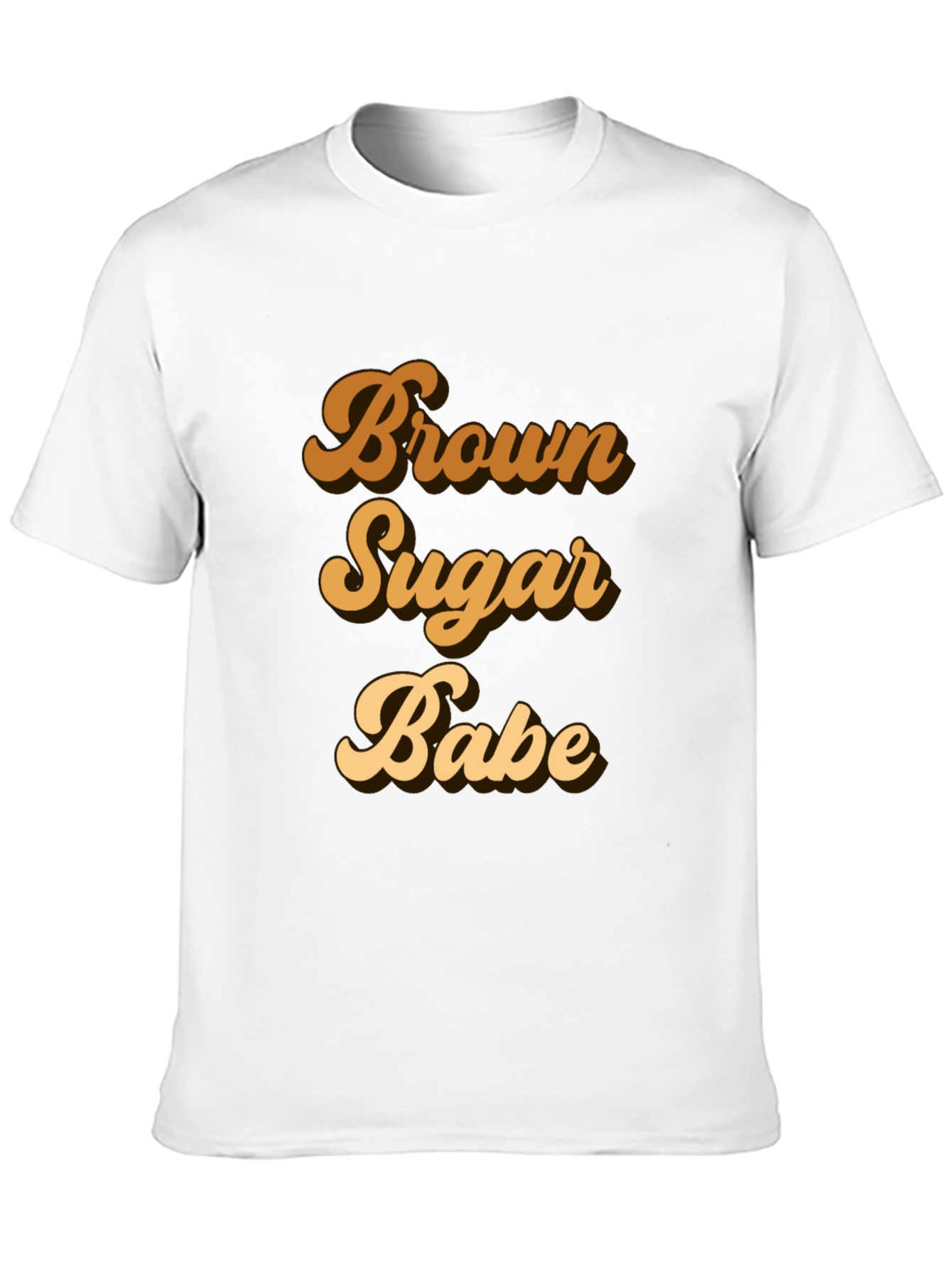 Brown Sugar Babe Black T-Shirt