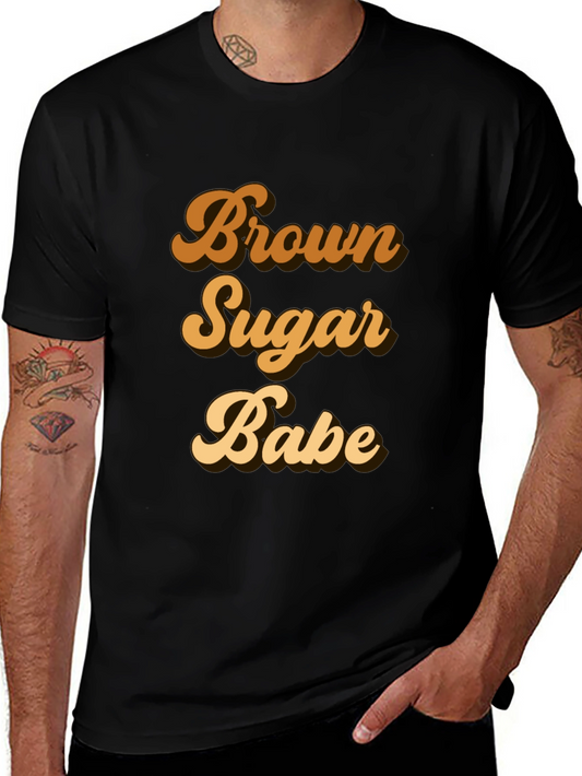 Brown Sugar Babe Black T-Shirt