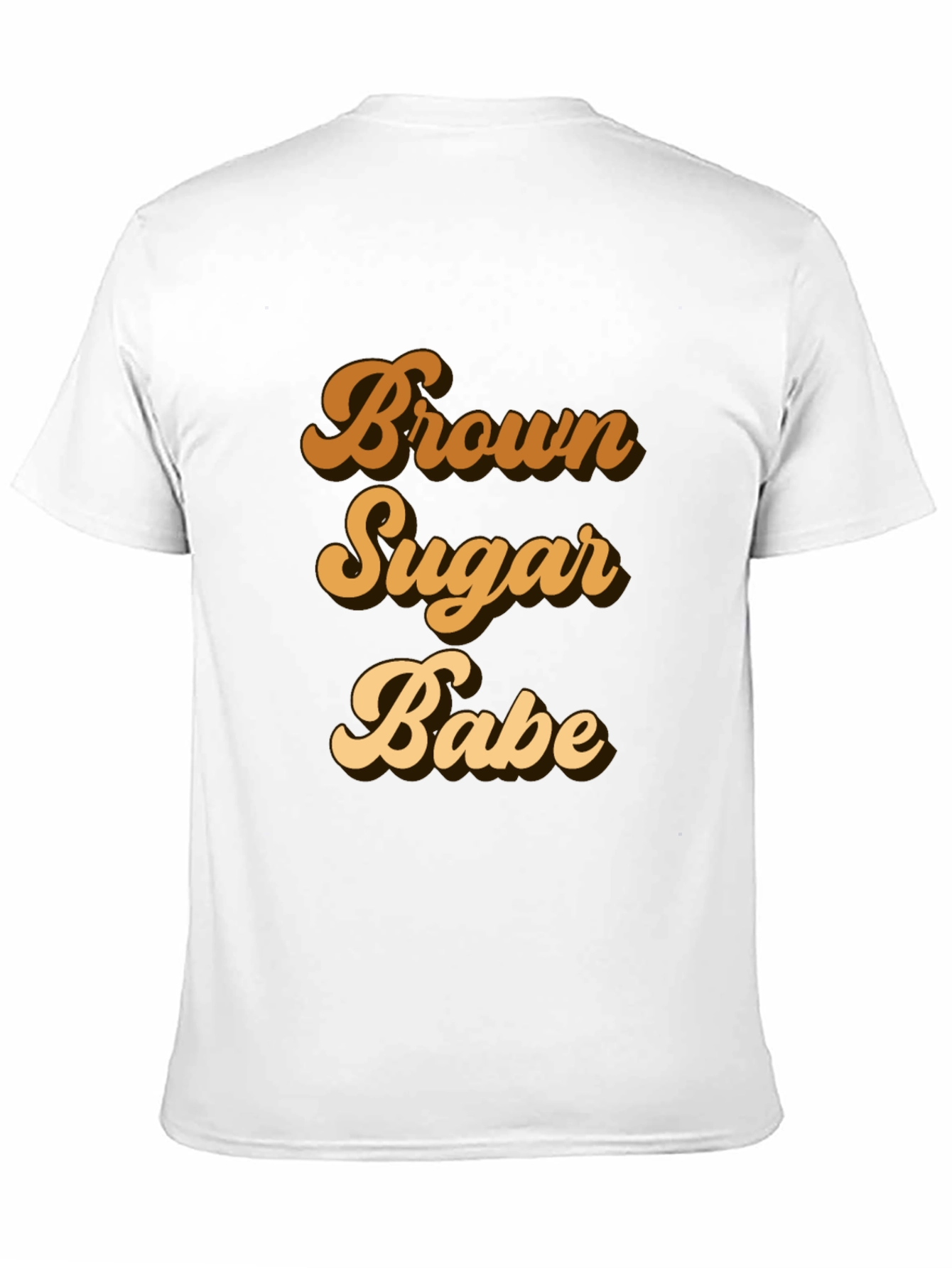 Brown Sugar Babe Black T-Shirt