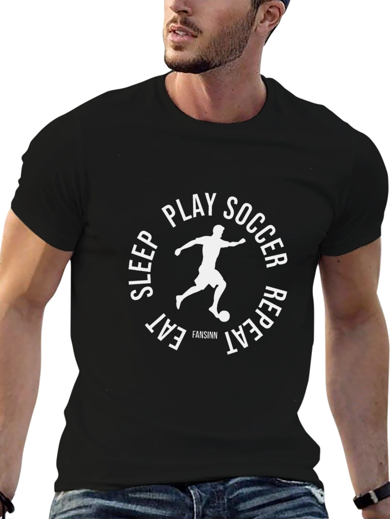Eat Sleep Play Soccer Repeat T-Shirt