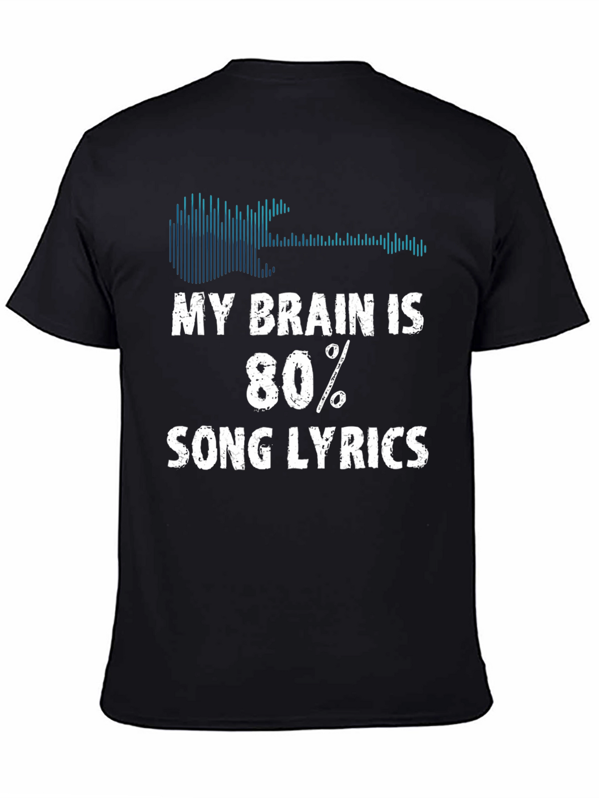 My Brain is 80% Song Lyrics T-Shirt