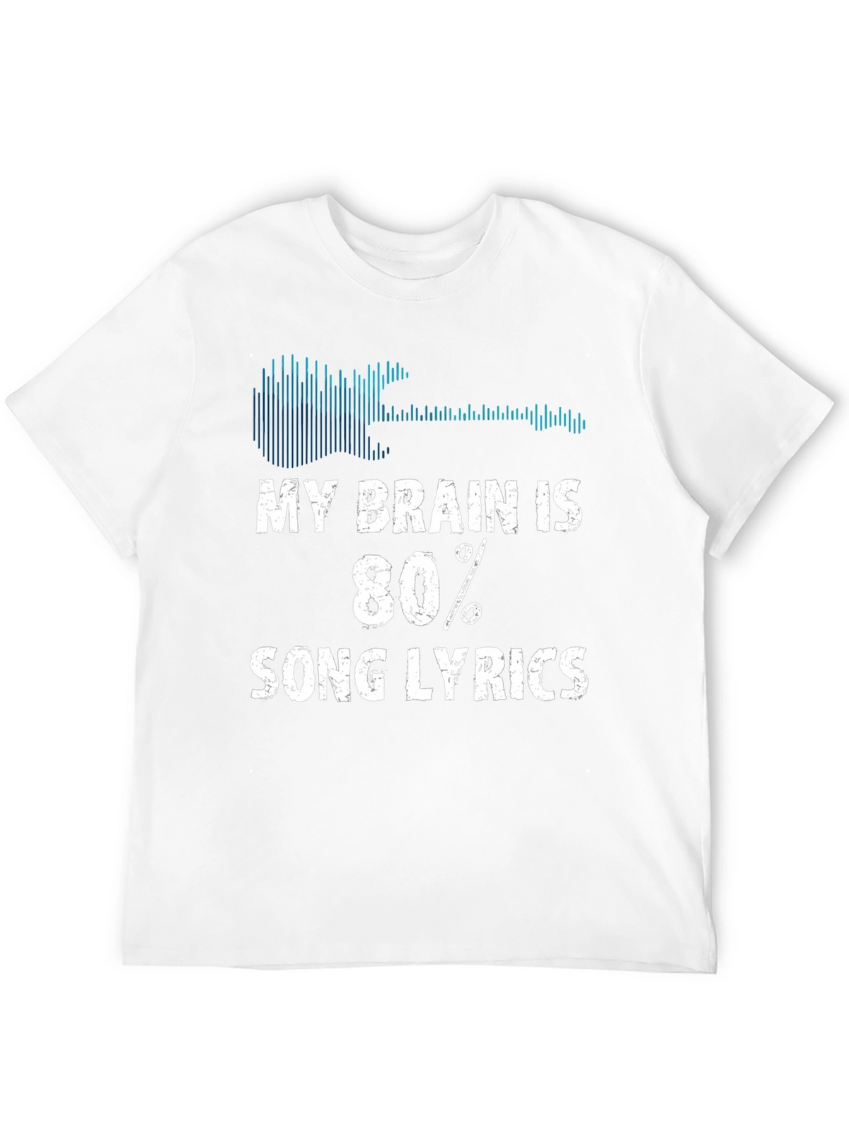 My Brain is 80% Song Lyrics T-Shirt