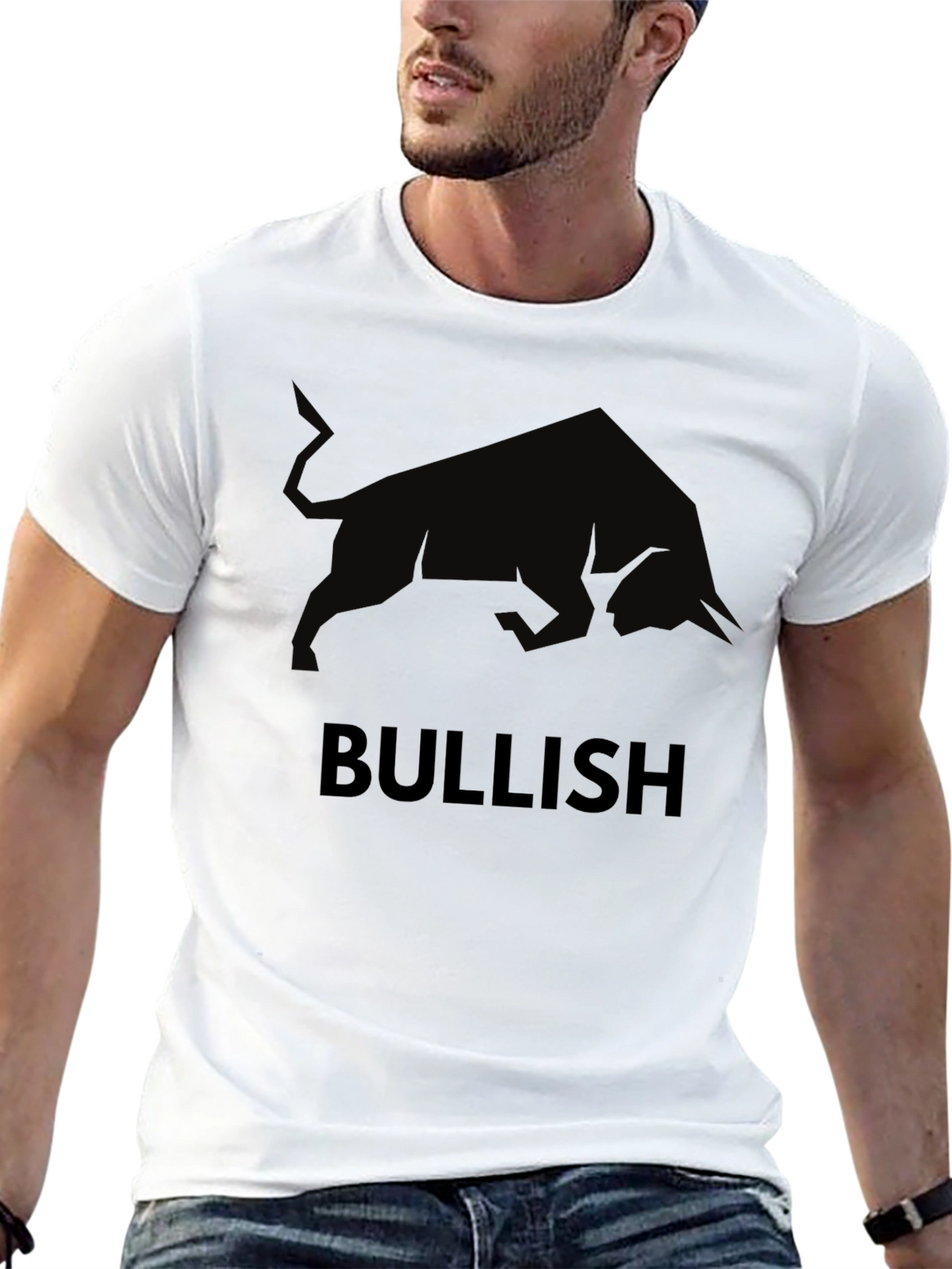 Bullish Black Graphic Tee
