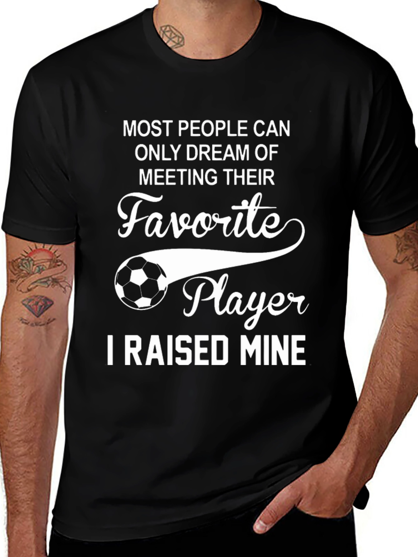 Soccer Mom T-Shirt - Raised My Favorite Player