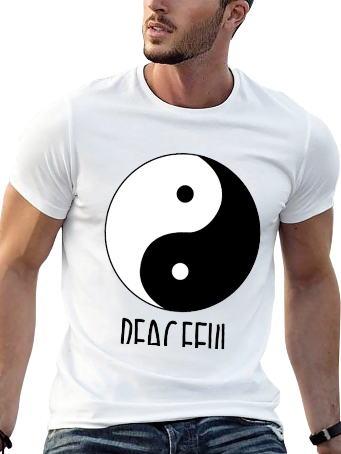 Yin Yang Peaceful Graphic Tee - Unisex