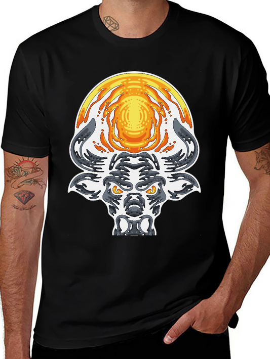 Bull with Sun Graphic Tee