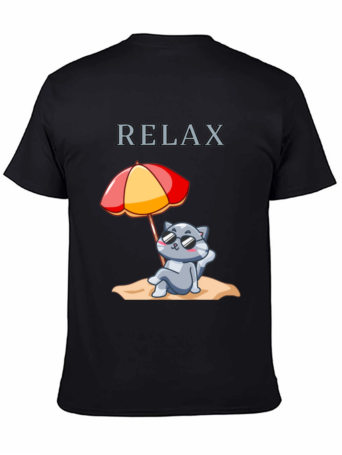 Relax Cat T-Shirt - Summer Vibes