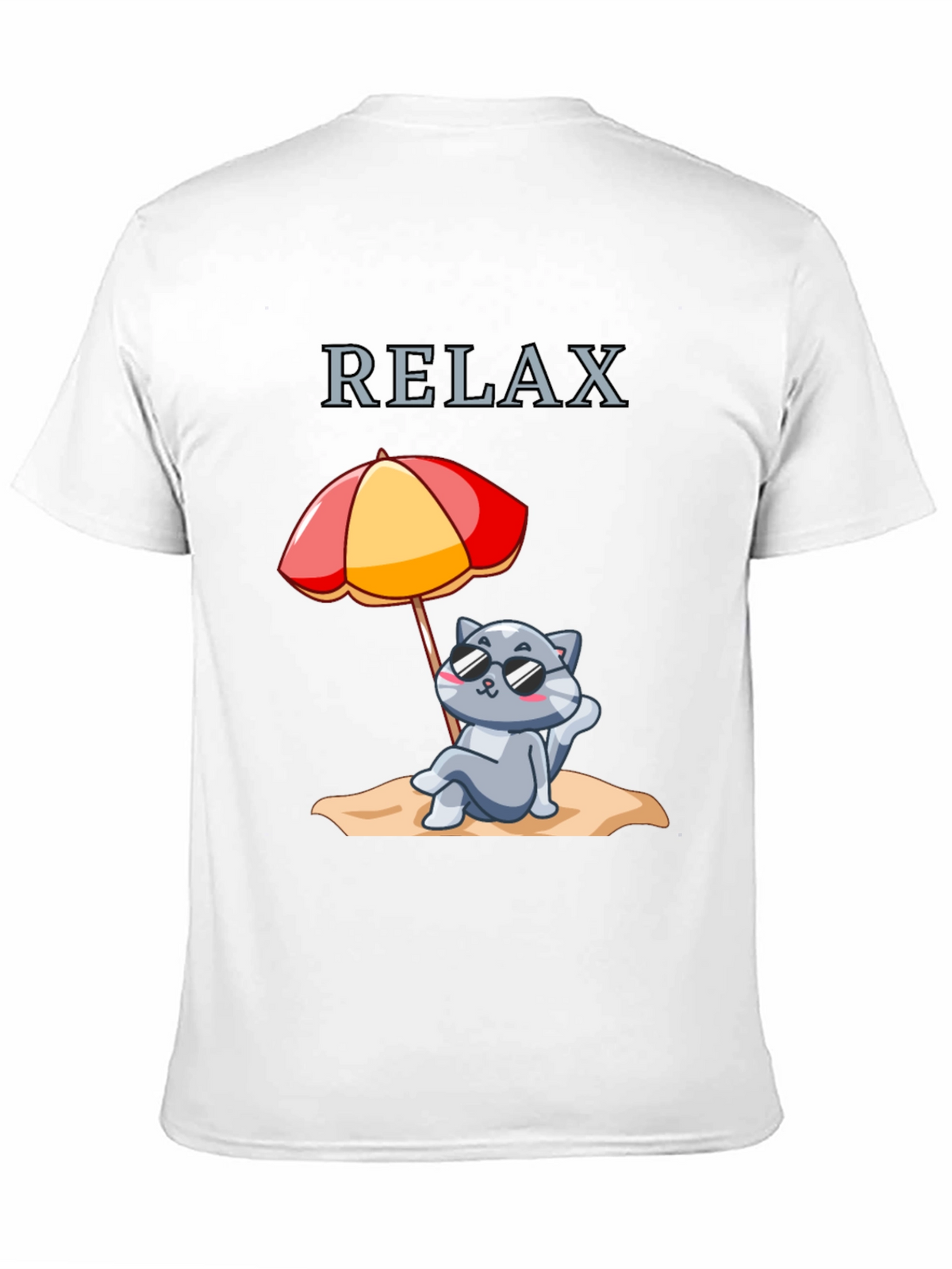 Relax Cat T-Shirt - Summer Vibes