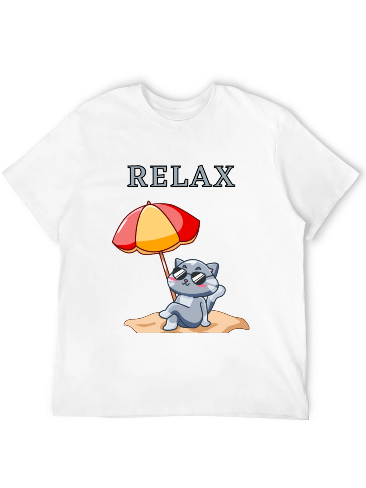 Relax Cat T-Shirt - Summer Vibes