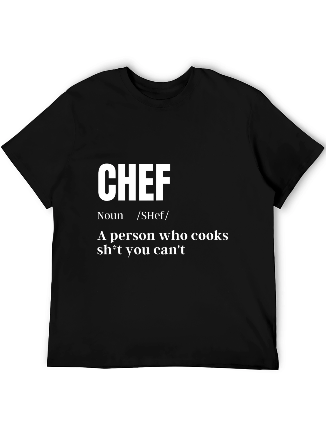 Chef Definition T-Shirt - Funny Cook Tee