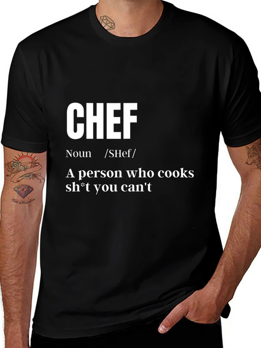 Chef Definition T-Shirt - Funny Cook Tee