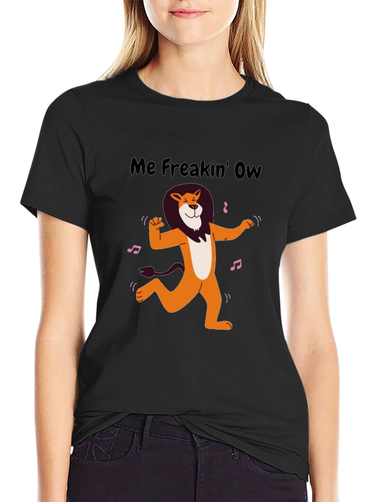 Me Freakin Ow Lion Graphic Tee
