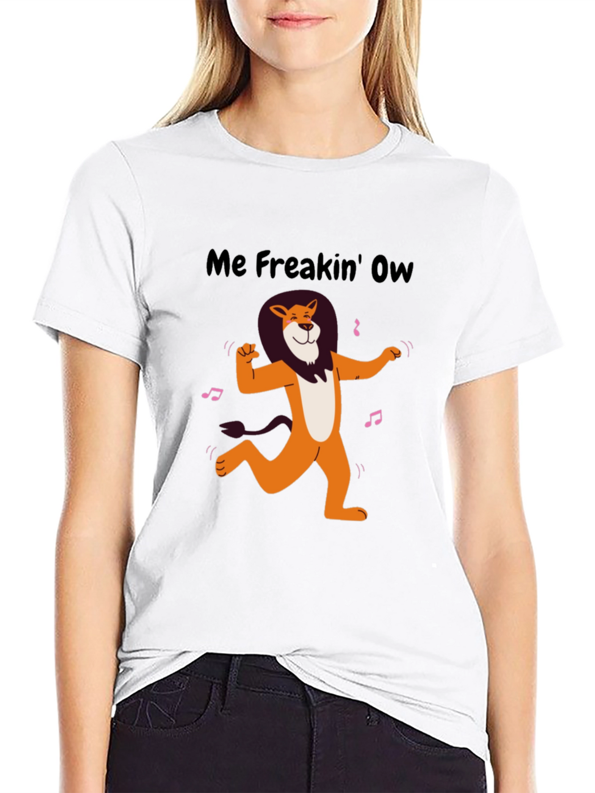 Me Freakin Ow Lion Graphic Tee