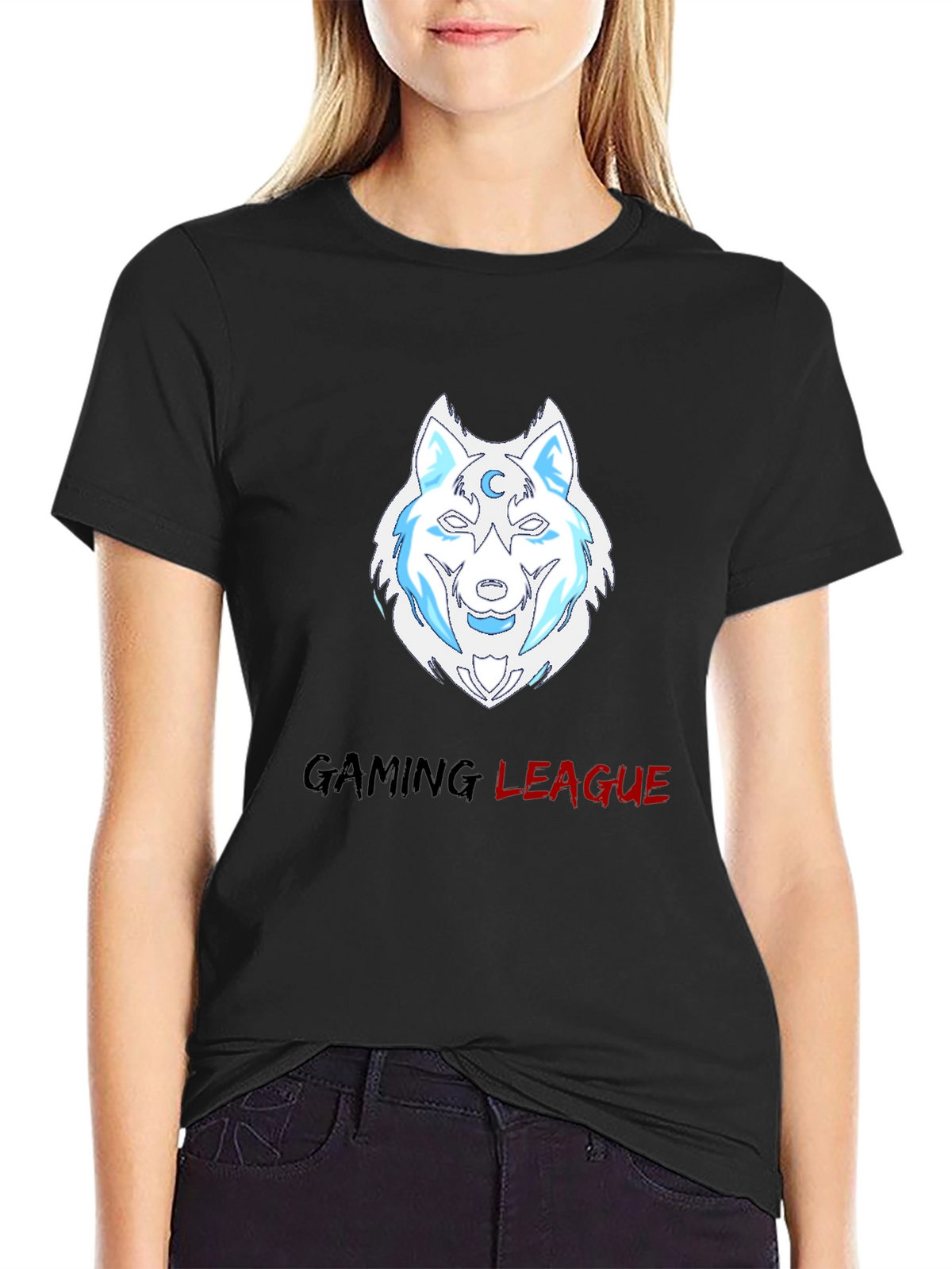 Gaming League Wolf T-Shirt - Cool Gamer Tee