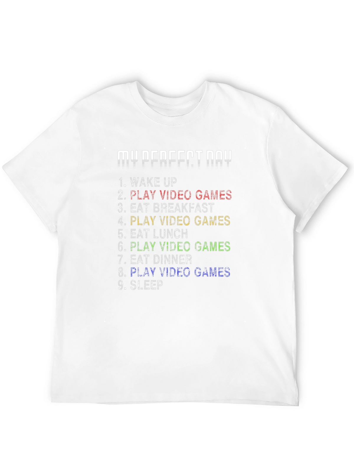 My Perfect Day Video Game T-Shirt