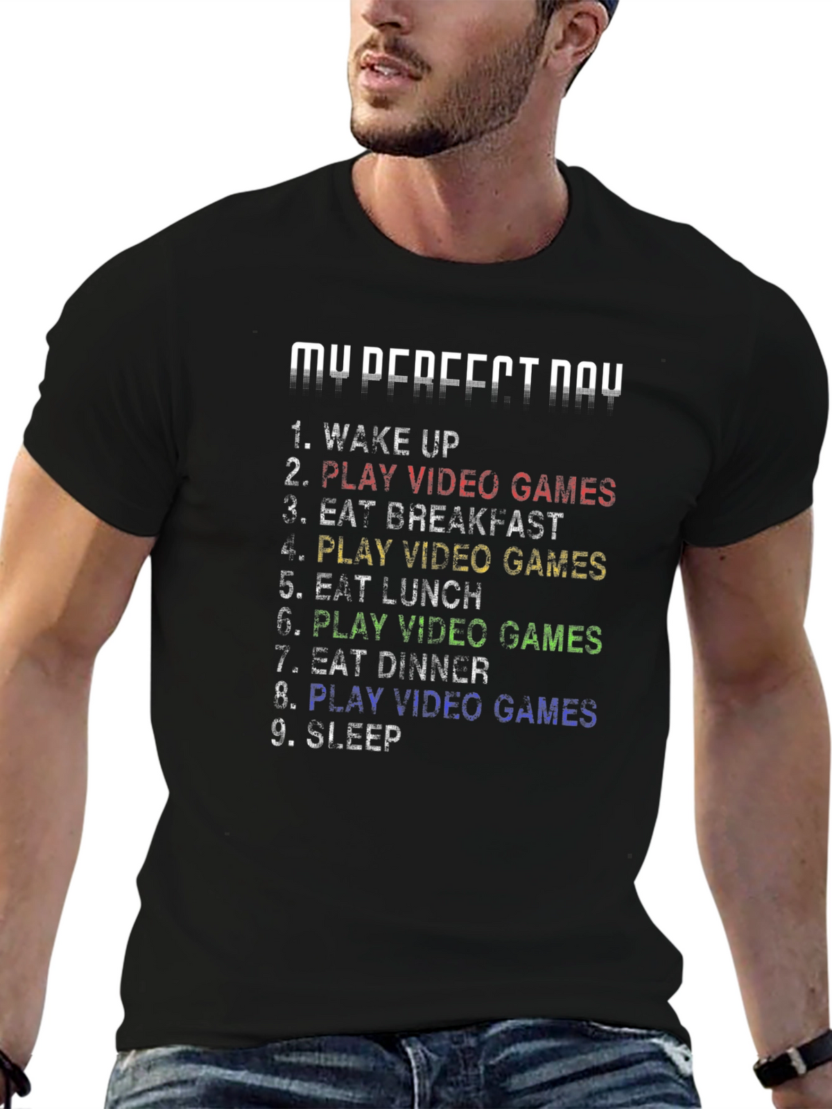My Perfect Day Video Game T-Shirt