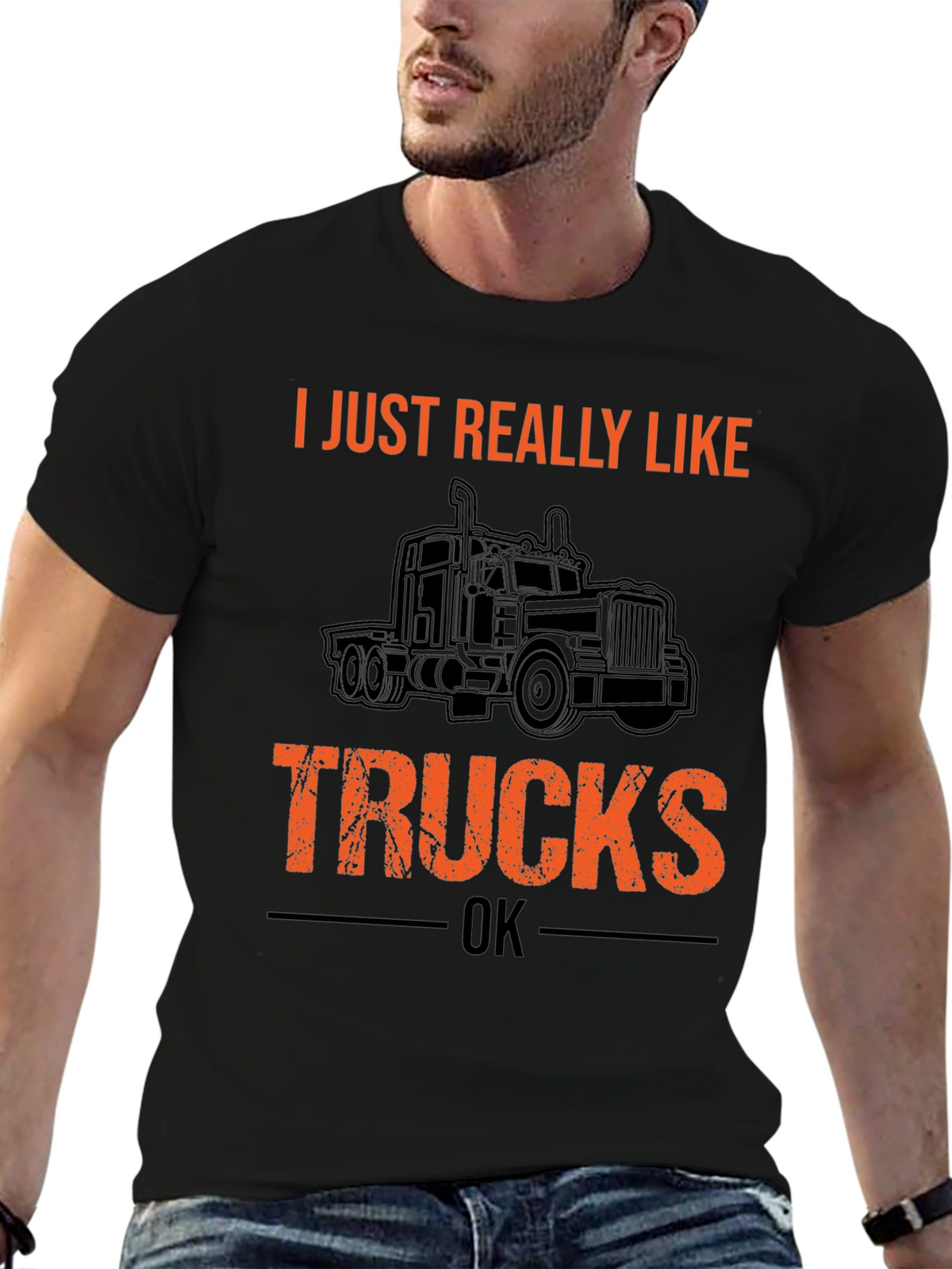 I Just Really Like Trucks Mens T-Shirt