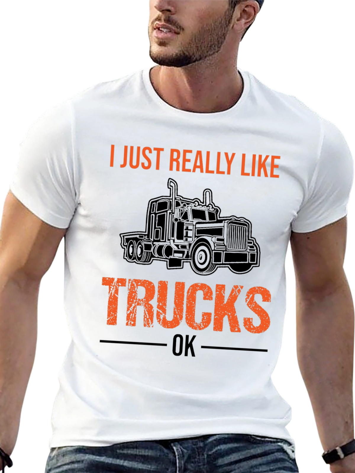 I Just Really Like Trucks Mens T-Shirt
