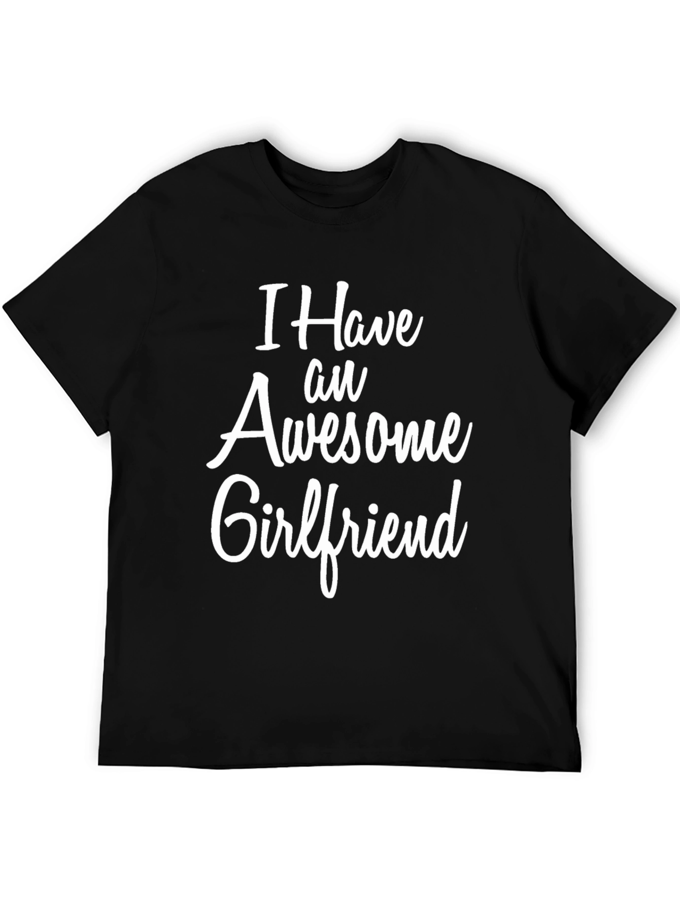 Awesome Girlfriend Graphic Tee - Black T-Shirt