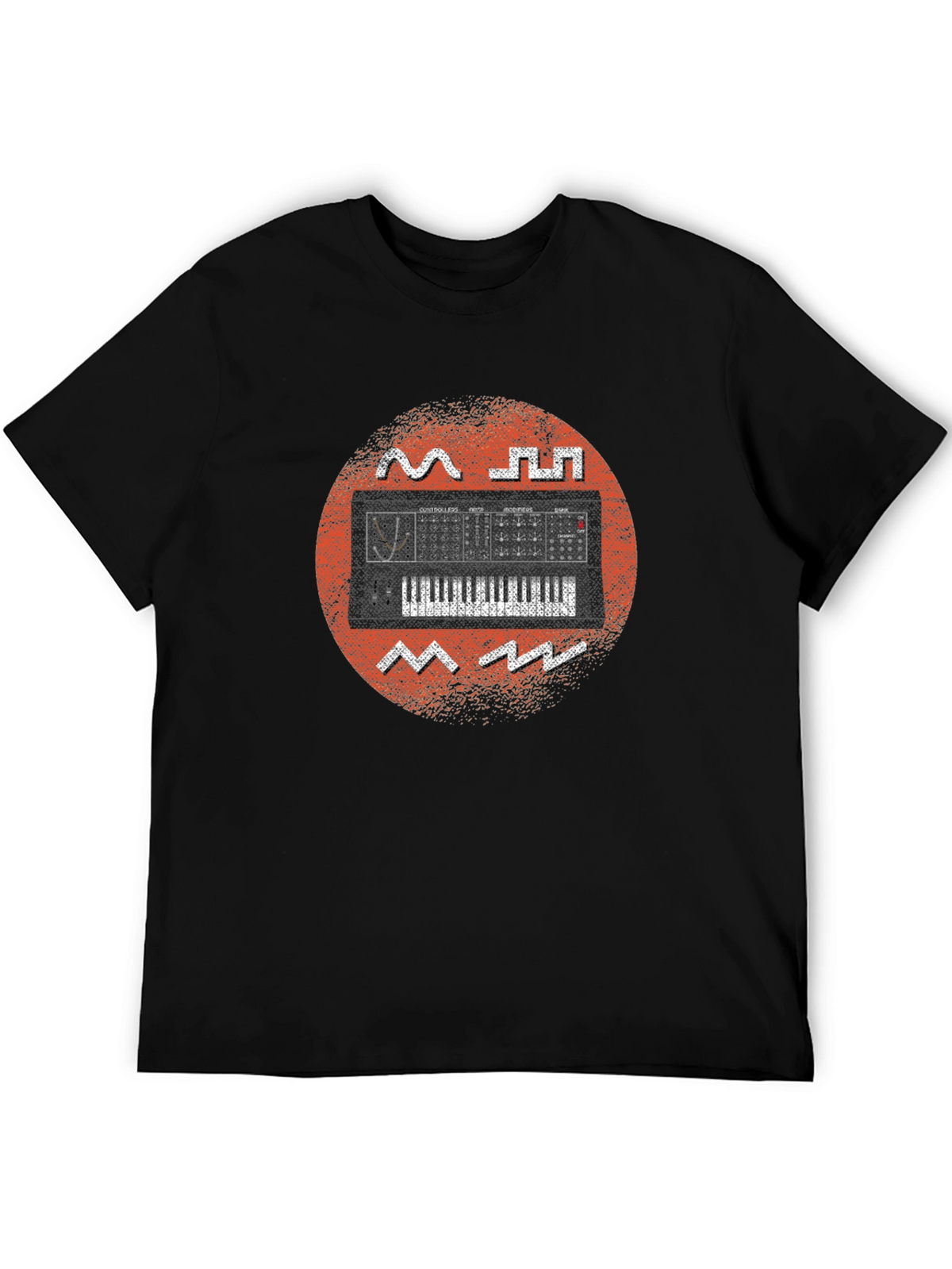 Synthwave Keyboard Graphic Tee