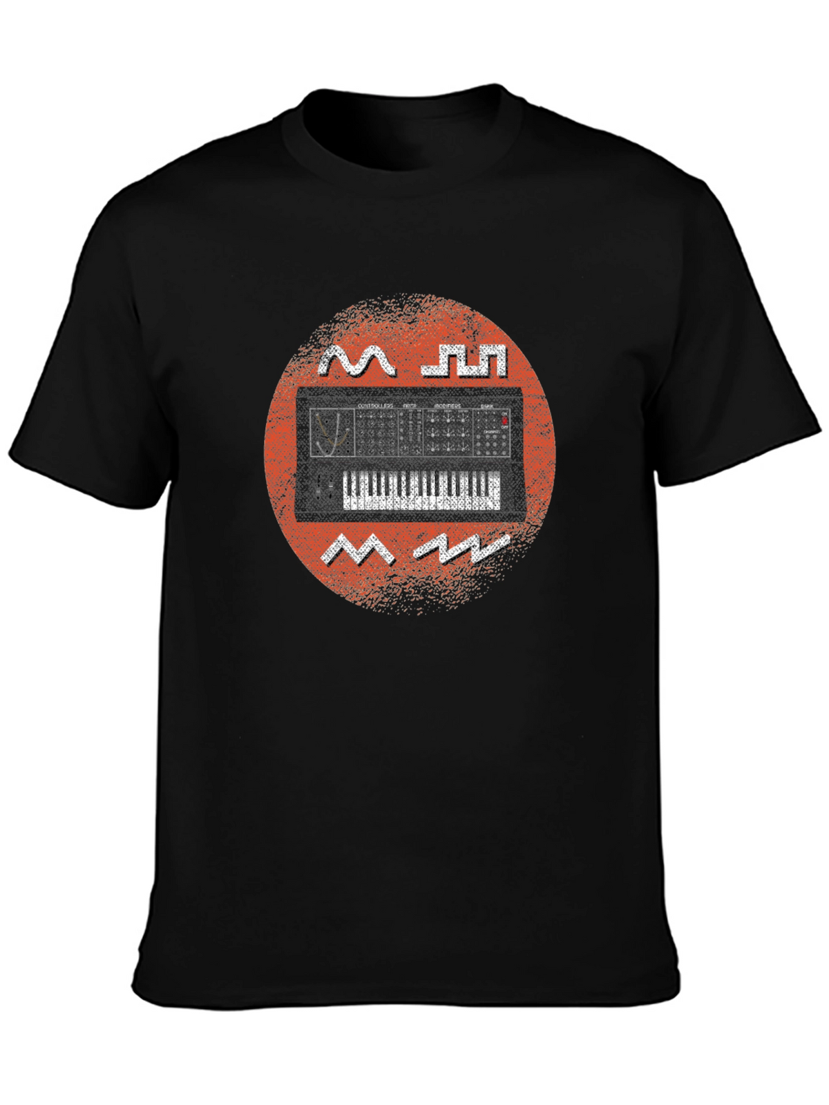 Synthwave Keyboard Graphic Tee