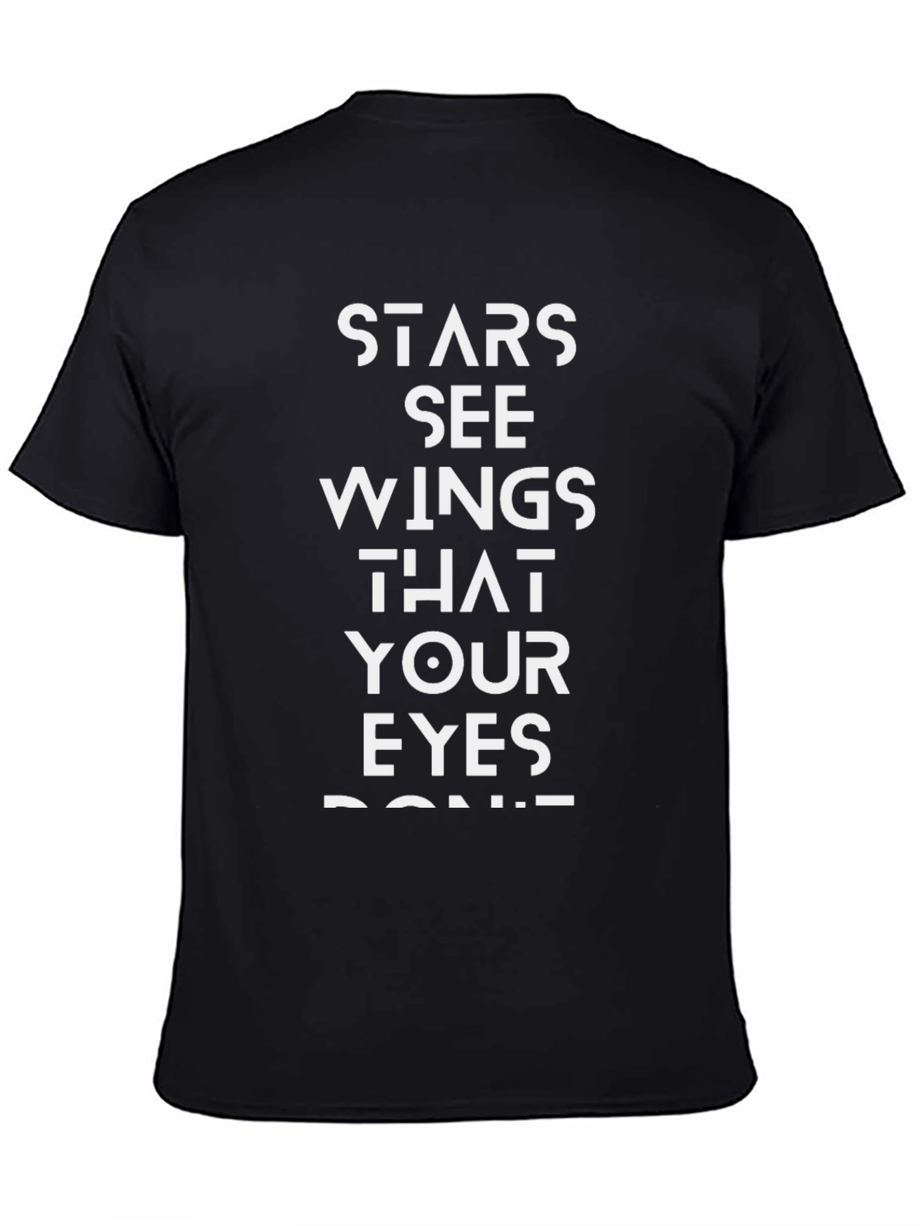 Stars See Wings Mens Graphic T-Shirt