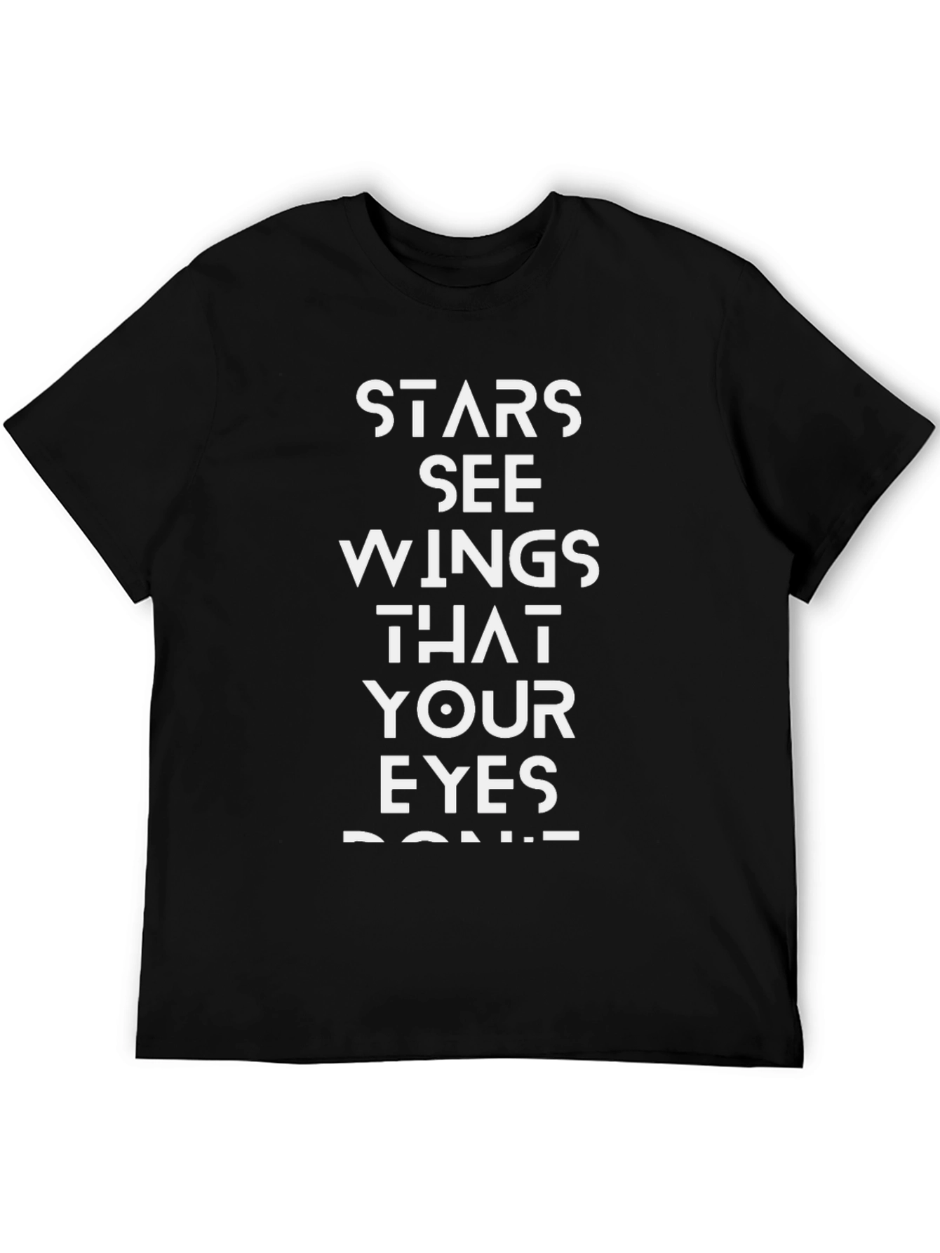 Stars See Wings Mens Graphic T-Shirt