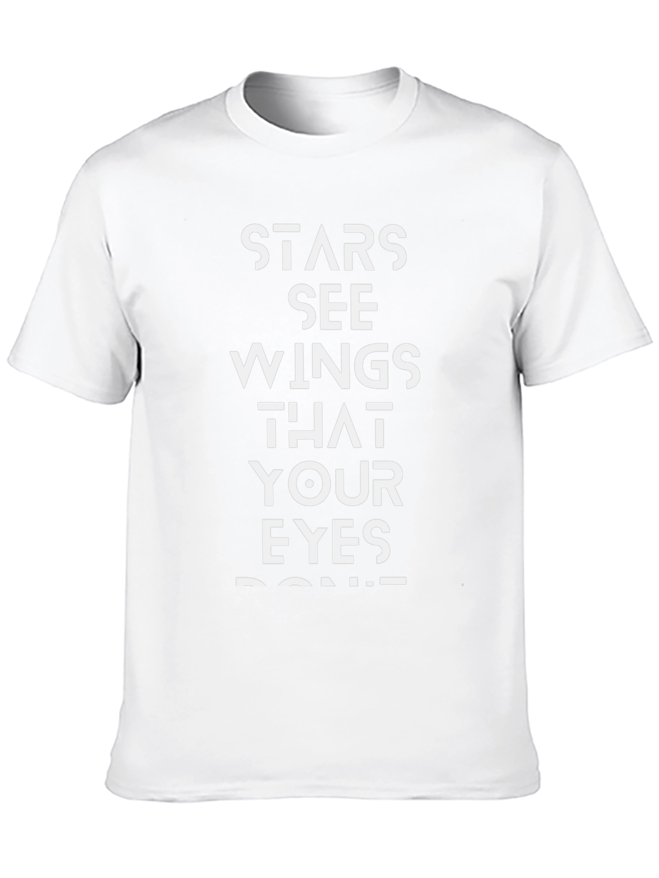 Stars See Wings Mens Graphic T-Shirt