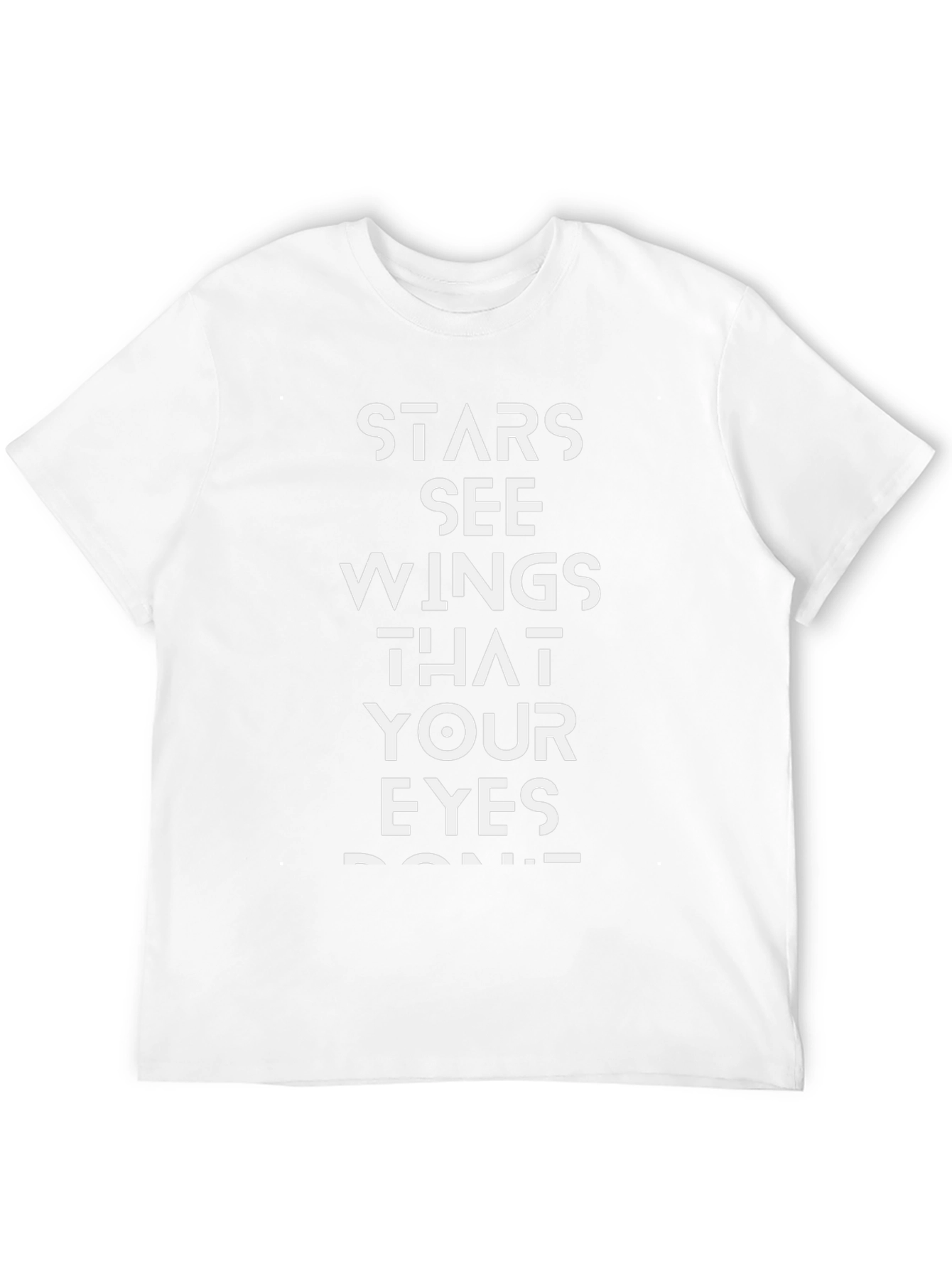 Stars See Wings Mens Graphic T-Shirt