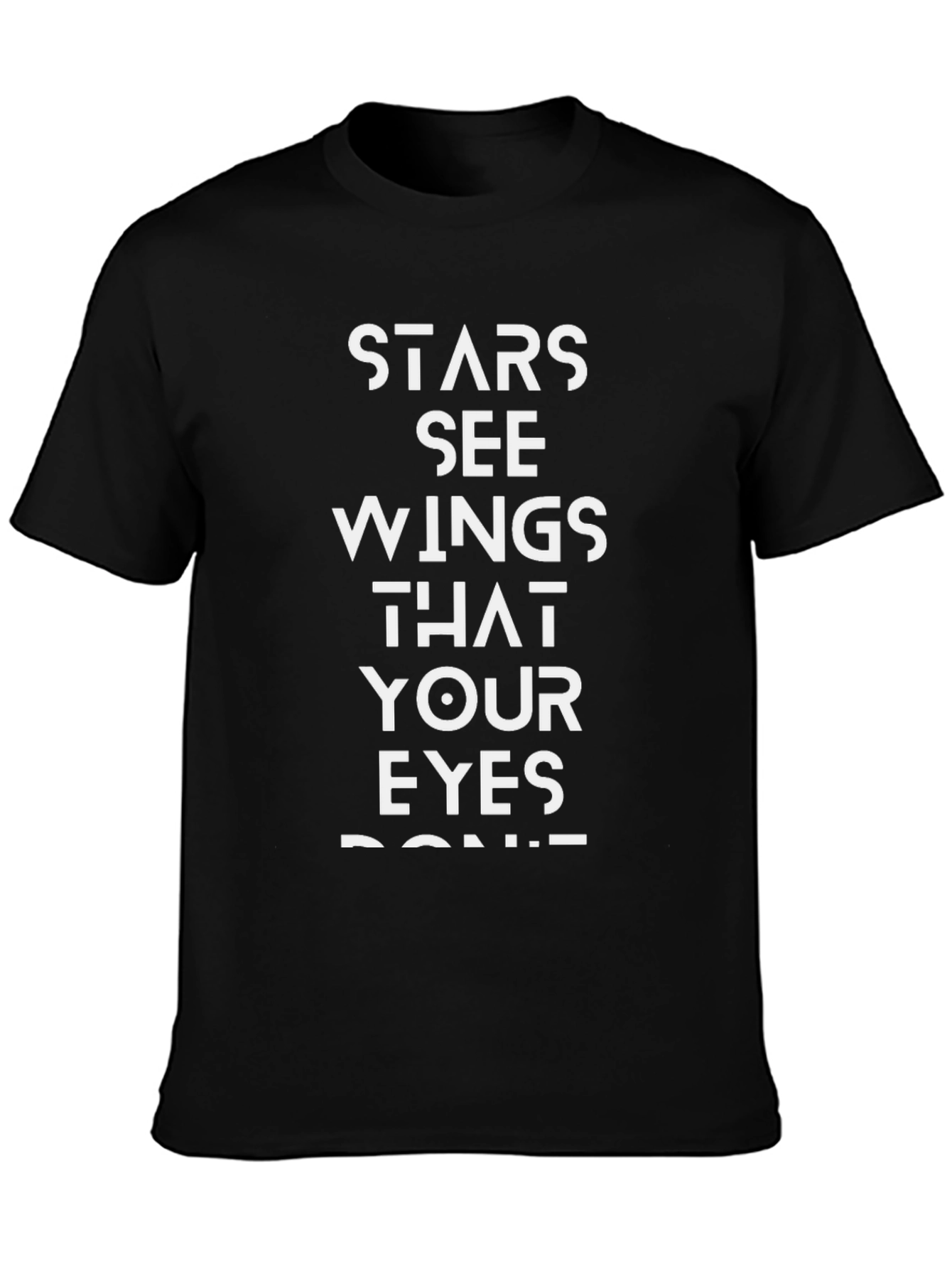 Stars See Wings Mens Graphic T-Shirt