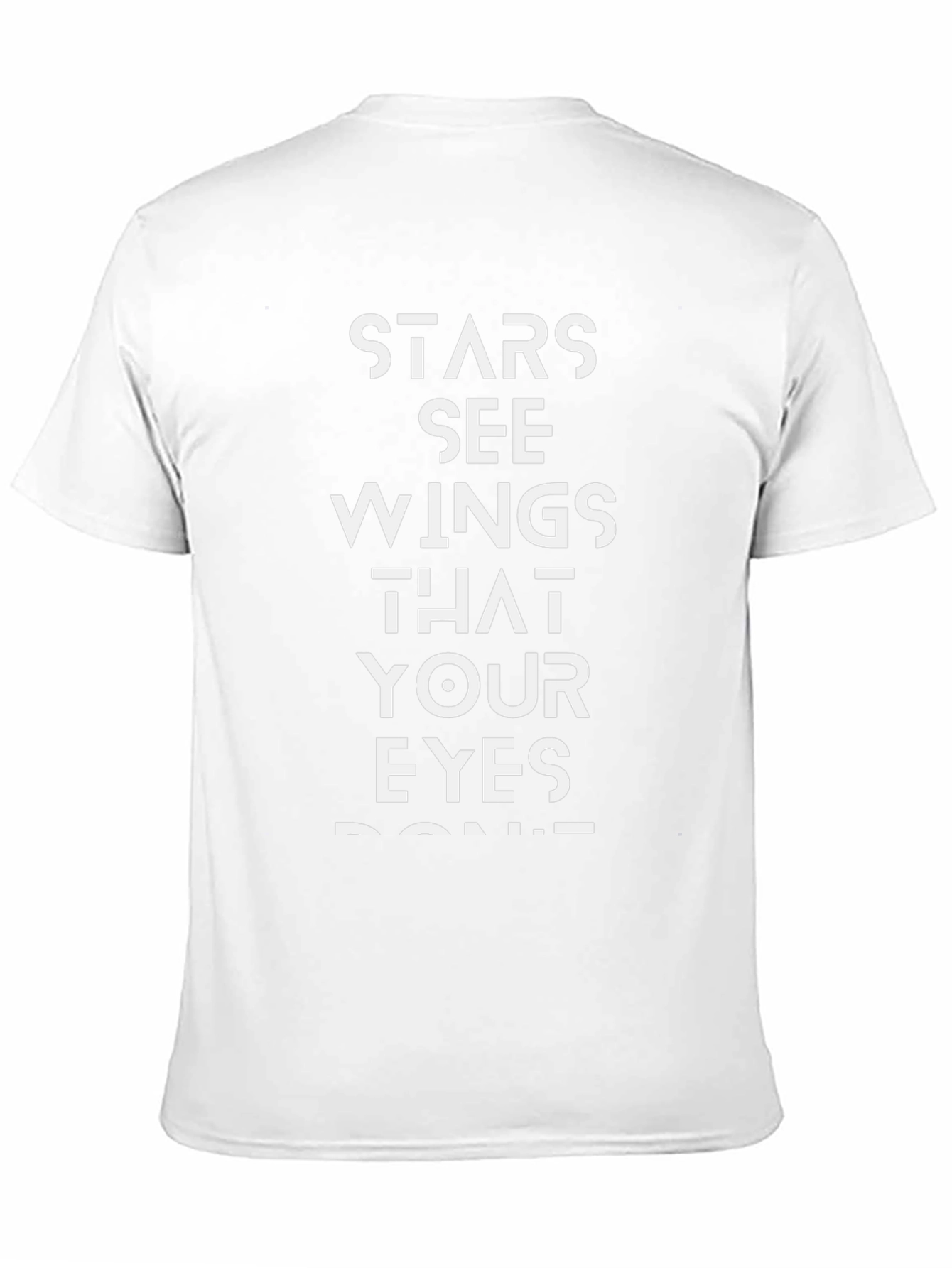 Stars See Wings Mens Graphic T-Shirt
