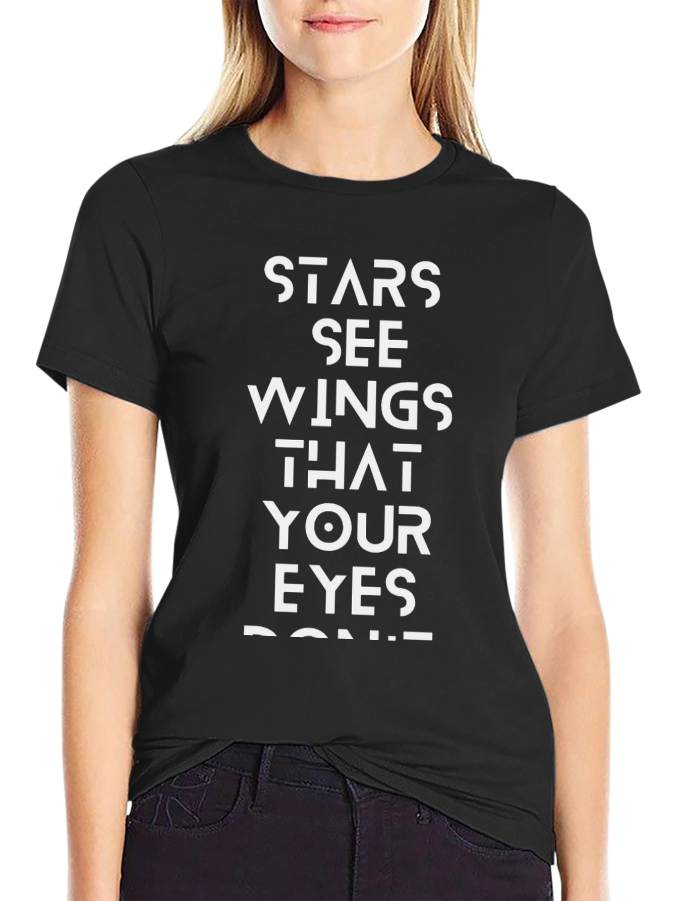 Stars See Wings Mens Graphic T-Shirt