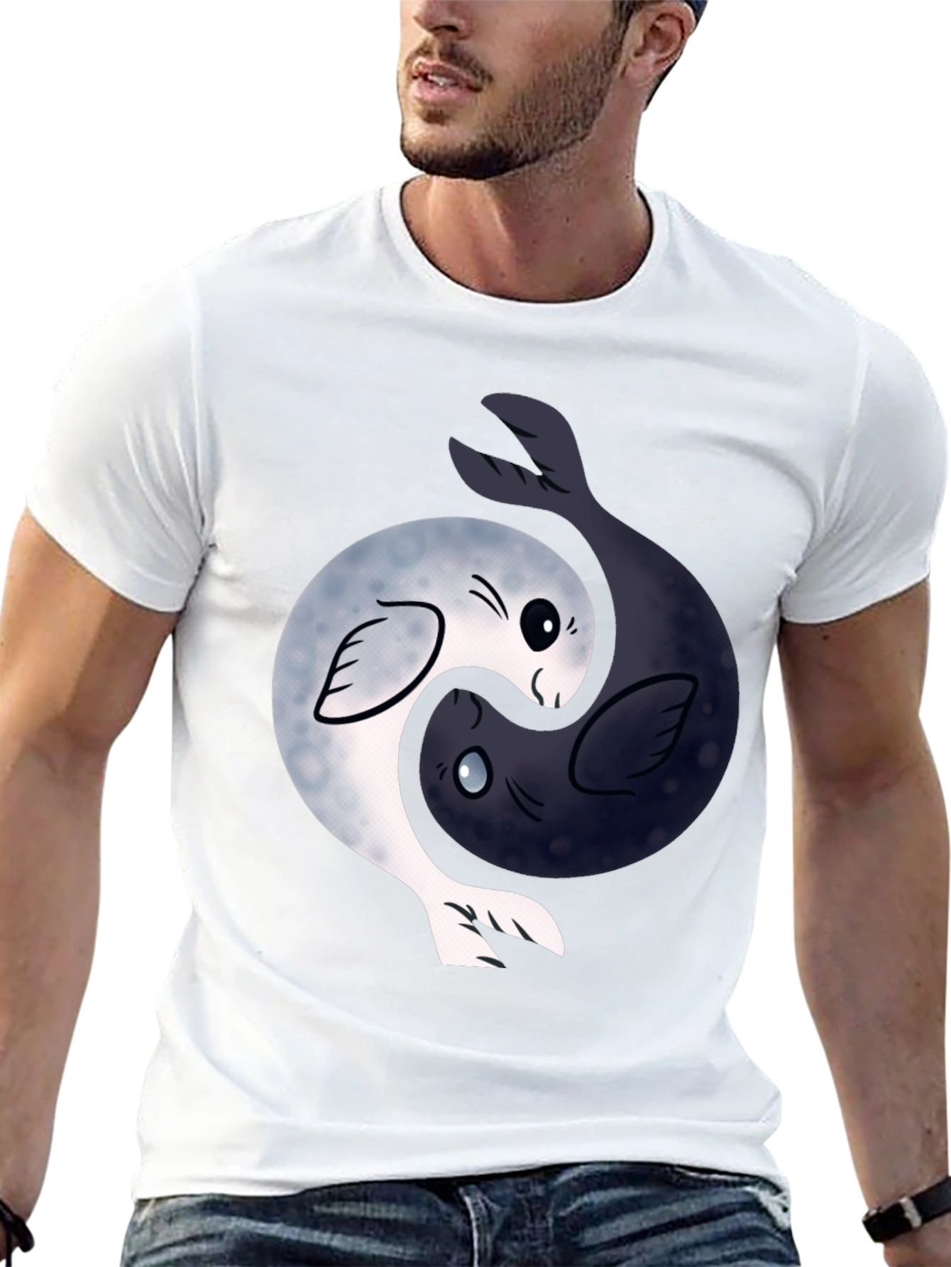 Yin Yang Seal T-Shirt - Balance & Harmony