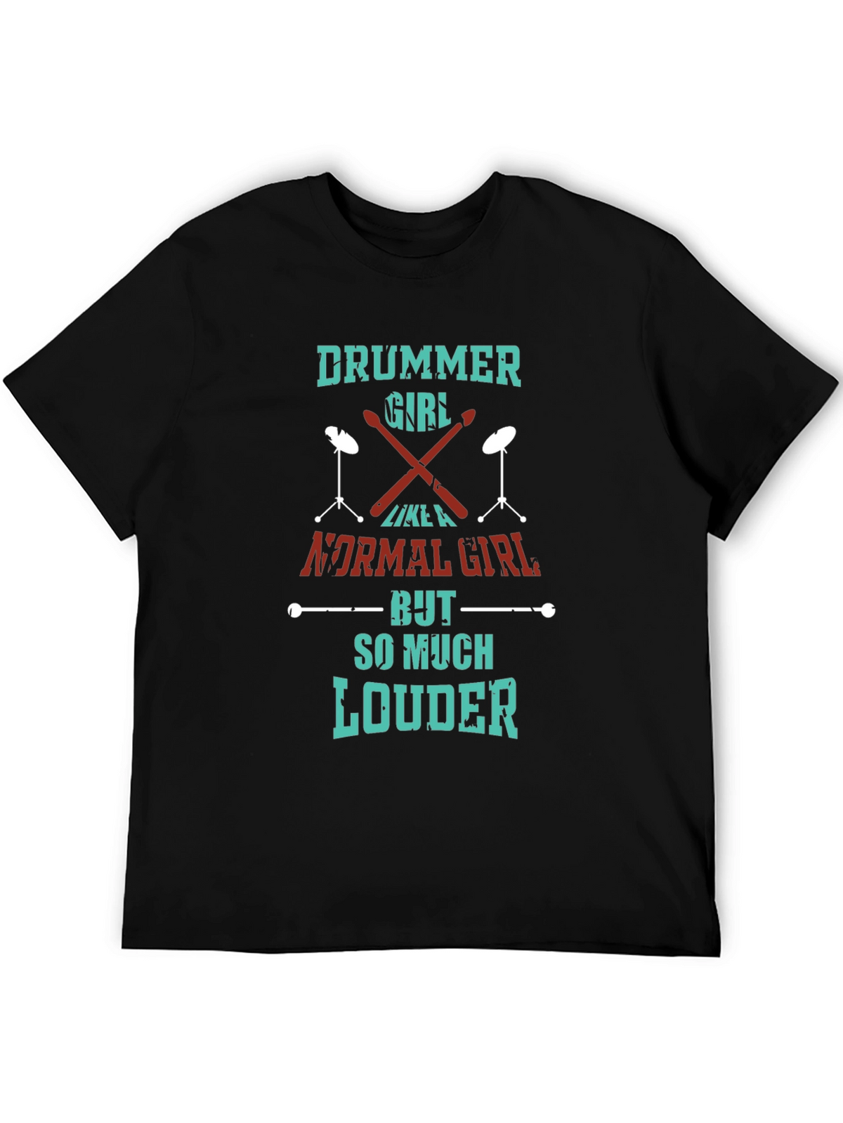 Drummer Girl T-Shirt - So Much Louder