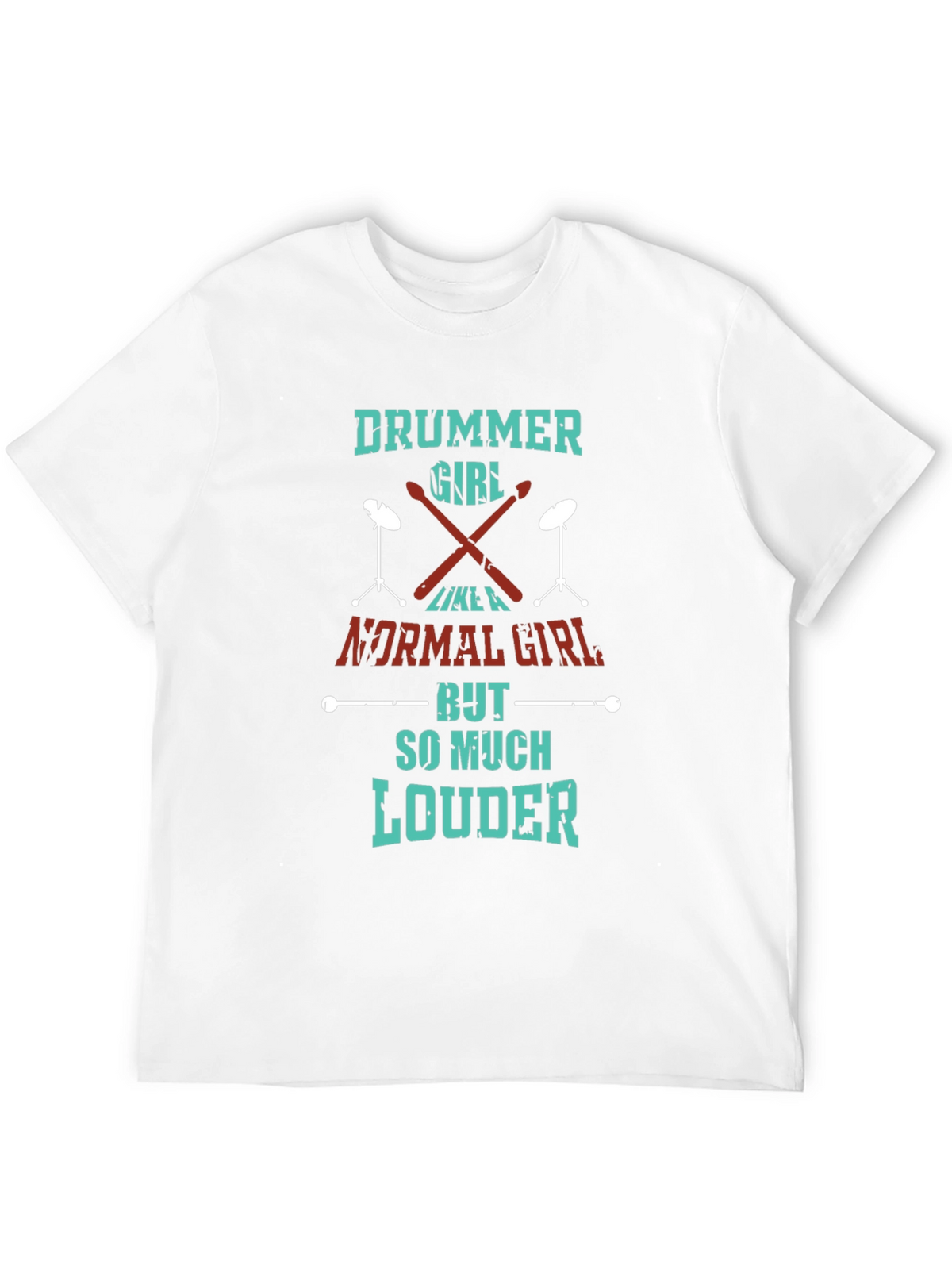 Drummer Girl T-Shirt - So Much Louder