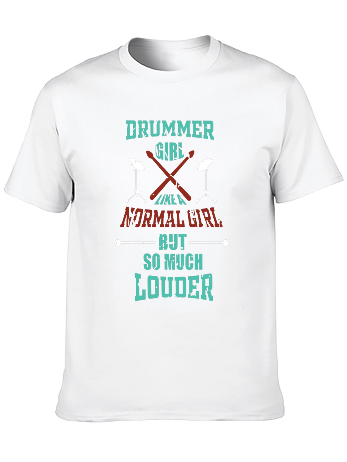 Drummer Girl T-Shirt - So Much Louder